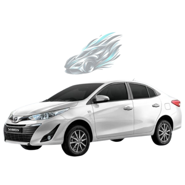 Toyota Yaris Seat Covers Japanese Raxine in Dark Brown, Model 2019-2022 - Image 2