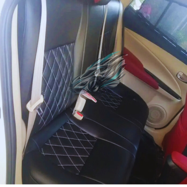 Toyota Yaris Seat Covers Japanese Raxine Black, Model 2019-2022 - Image 2