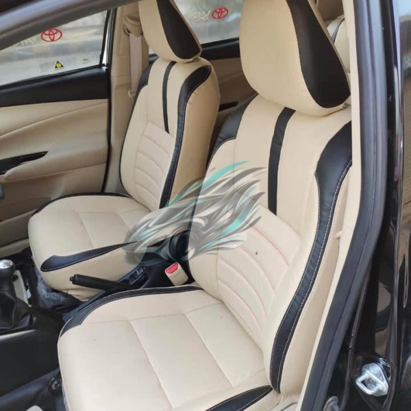 Toyota Yaris Seat Covers – Japanese Leather Black, Model 2019-2022