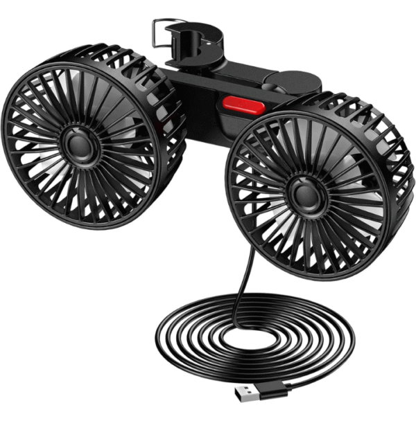 Universal USB Mini Electric 5V Car Back Seat Cooling Fan (6) (1) Fans